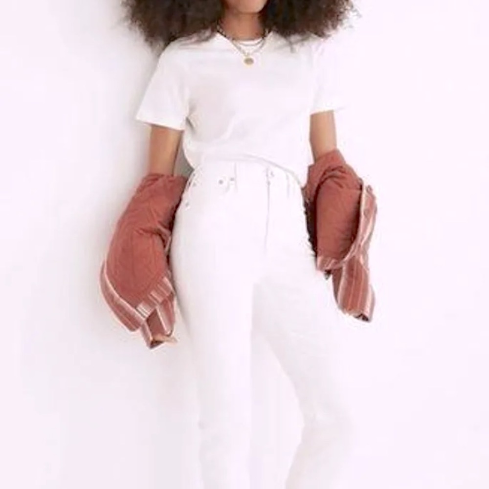 Madewell White Women Jean NWT
